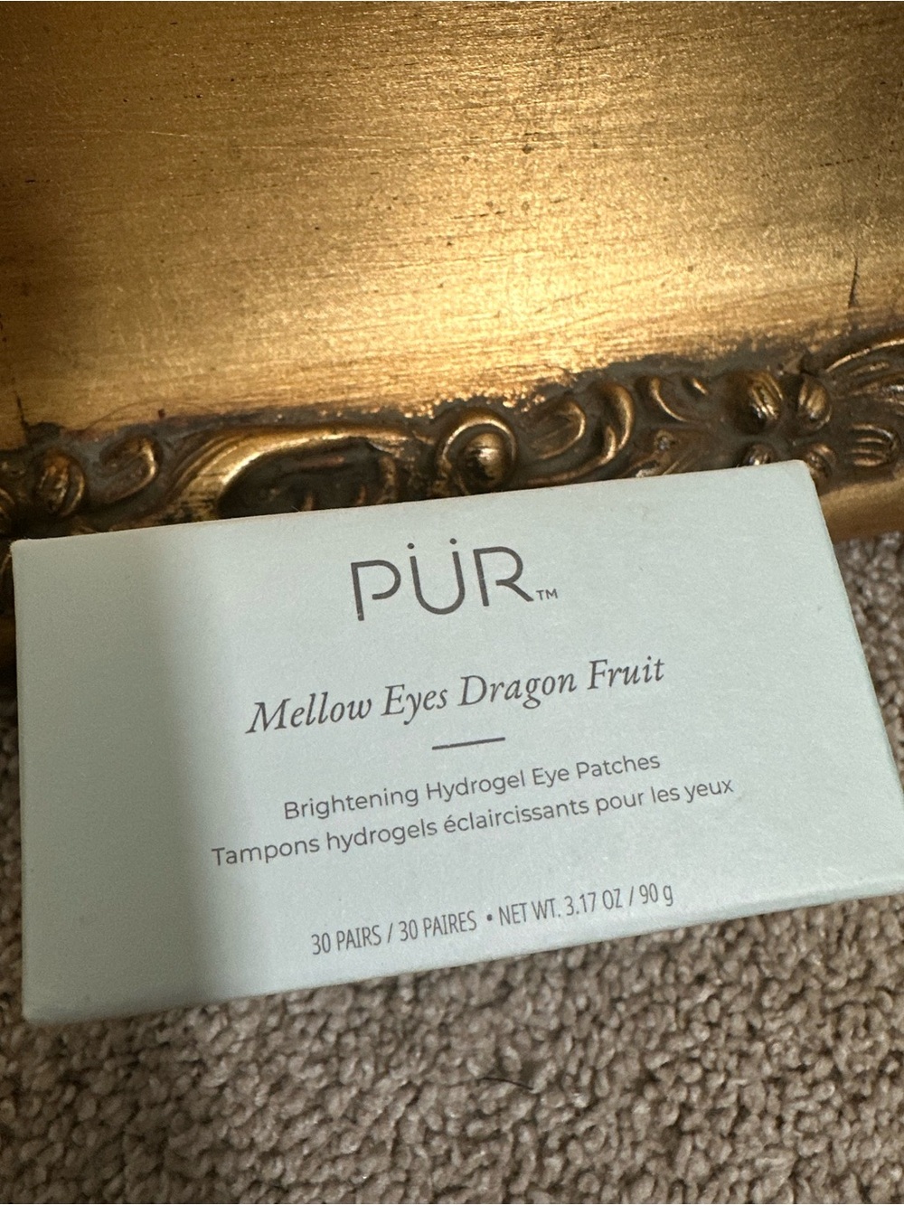 NIB PUR Mellow Eyes Dragon Fruit Brightening Hyrdogel Eye Patches 30 Ct. $34